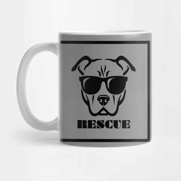 Rescue Dog by DDT Shirts